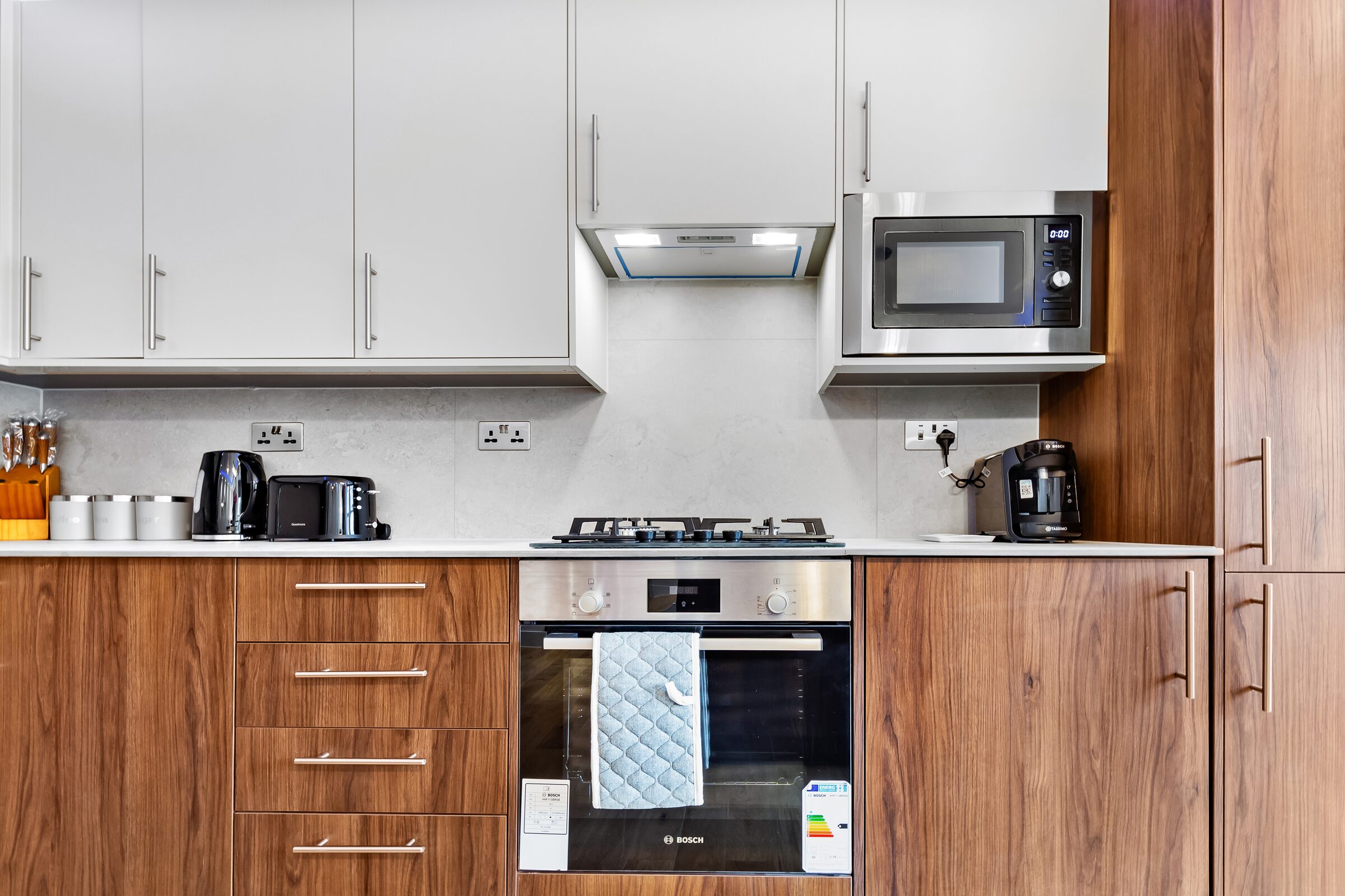 Kitchen appliances detail