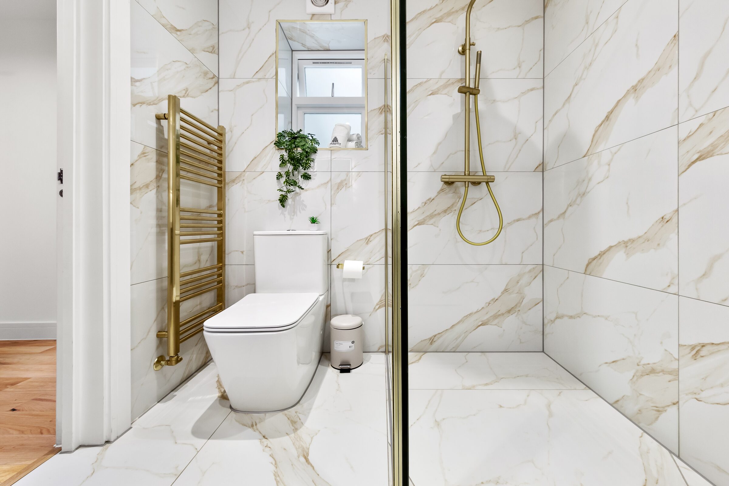 Vanity sink and LED mirror