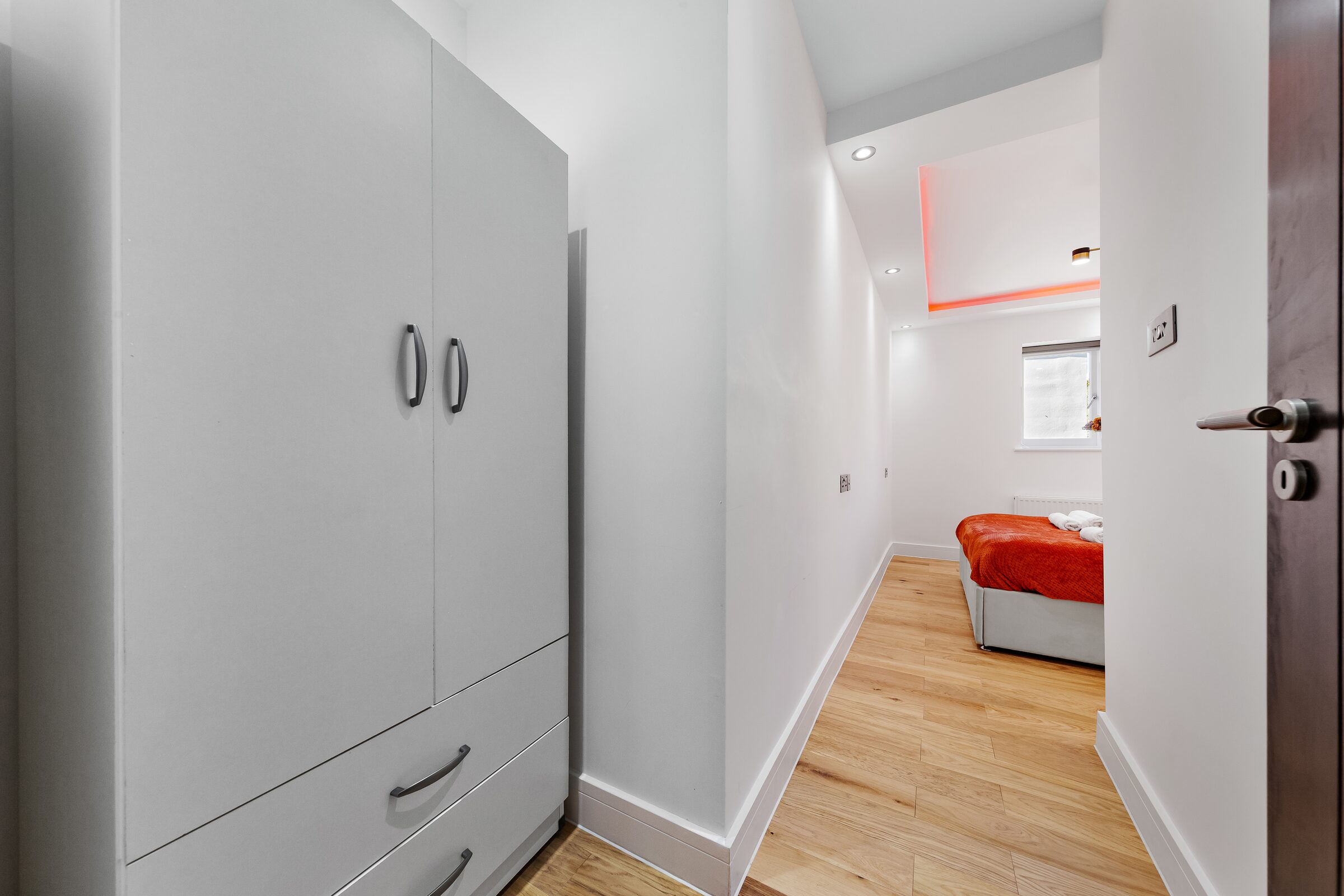 Hallway wardrobe storage