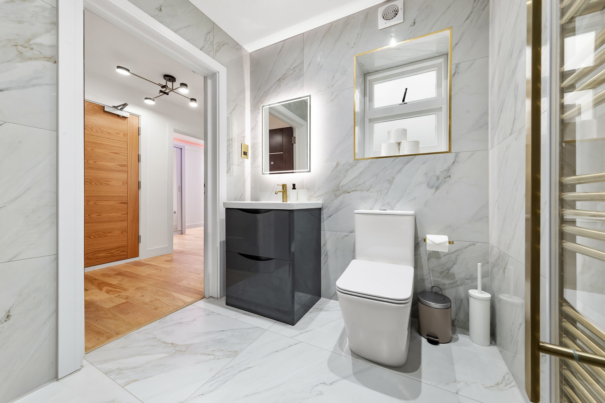 Bathroom — WC and shower