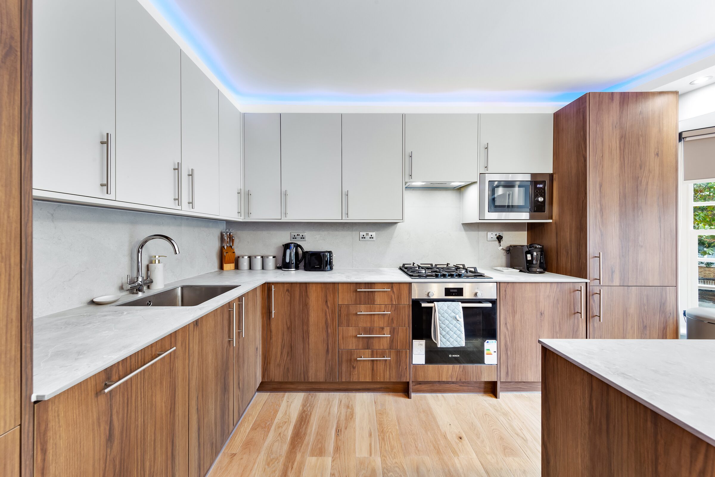 Kitchen — hob and oven