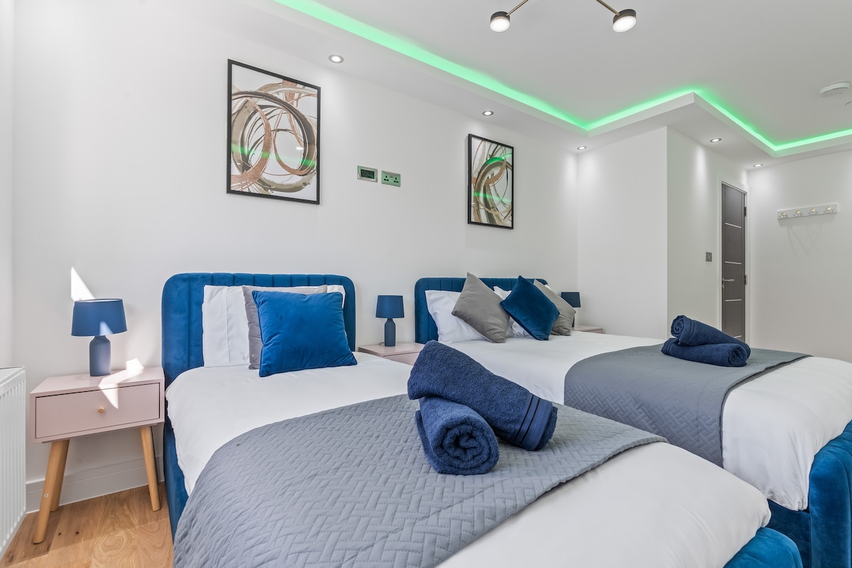 Bedroom 2 — double and single beds