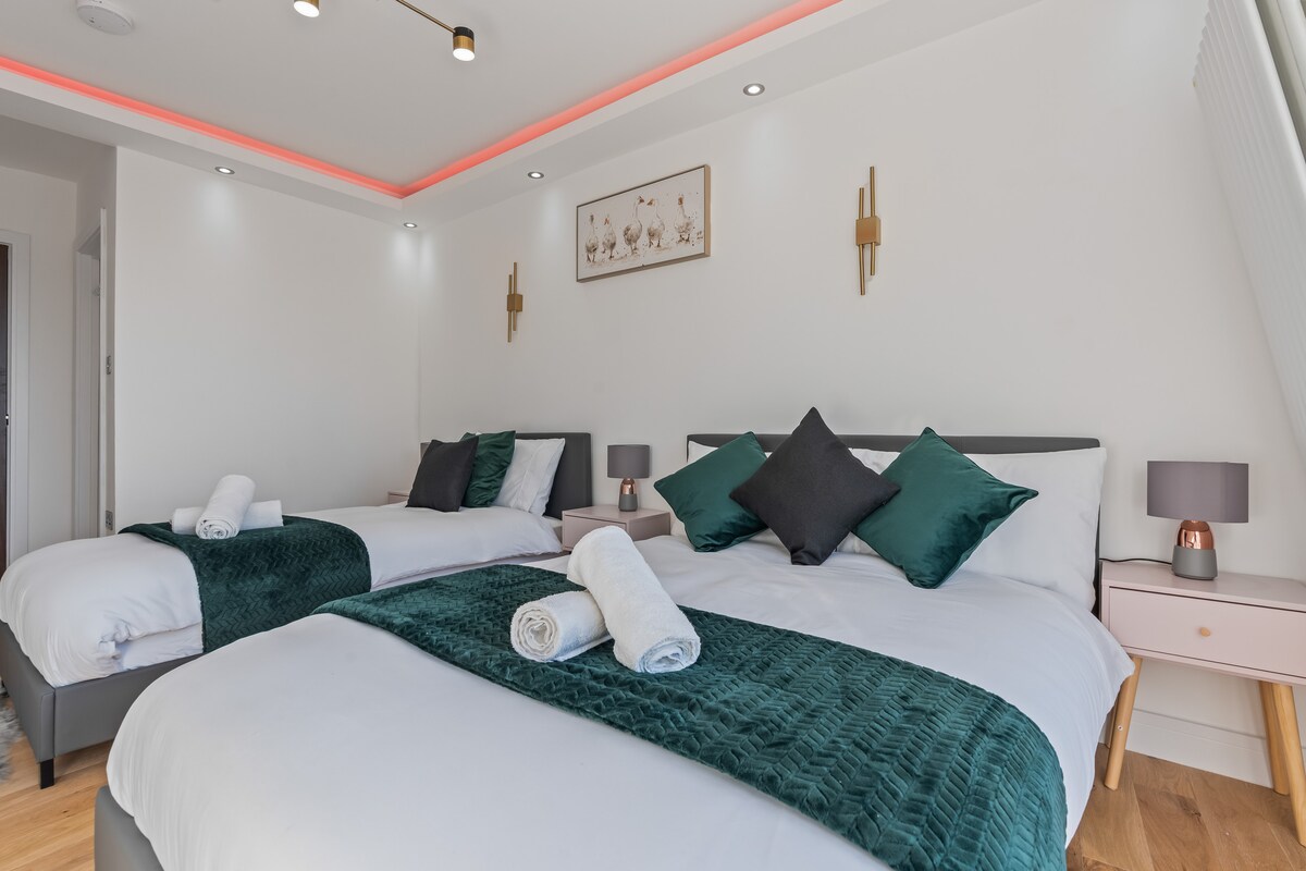 Bedroom 2 — double and single beds