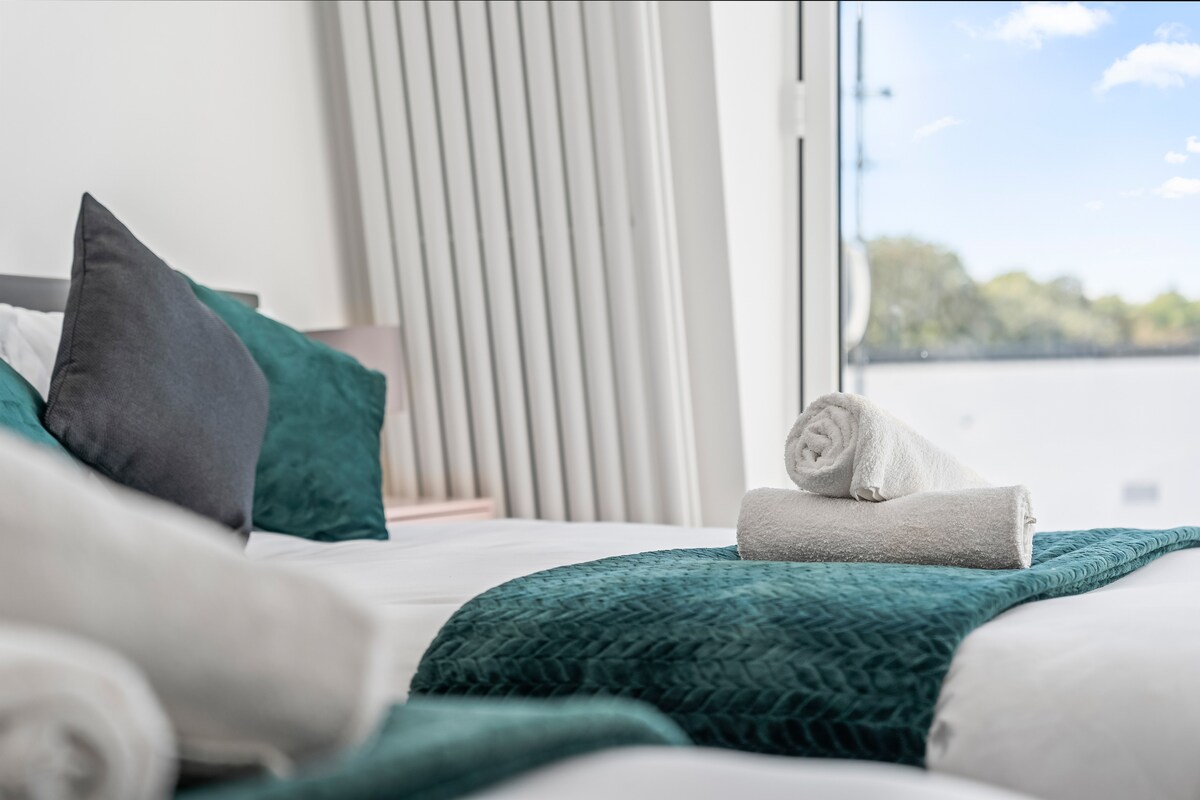 Bed by the window
